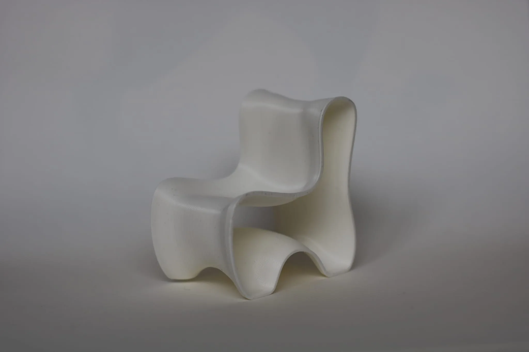 Tube Chair V2 printed in PLA